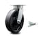 Service Caster 8 Inch Kingpinless Glass Filled Nylon Wheel Swivel Caster with Swivel Lock SCC SCC-KP30S820-GFNR-BSL - alternate 1